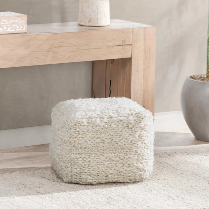 Classic Home Sinclair Pouf - Thumbnail 3