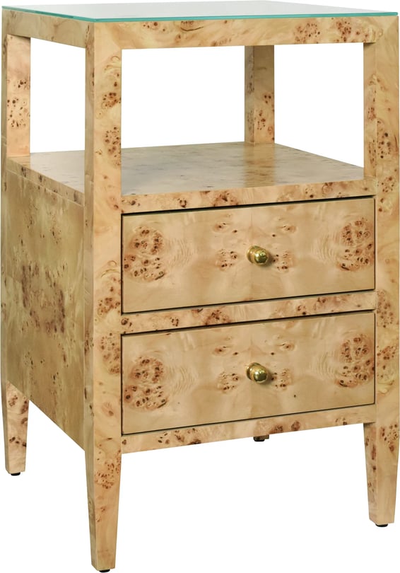 Worlds Away Roscoe Side Table - Thumbnail 3