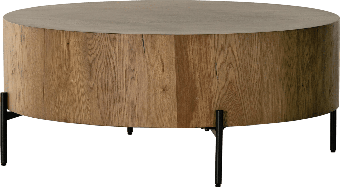 Four Hands Eaton Drum Coffee Table Layla Grayce