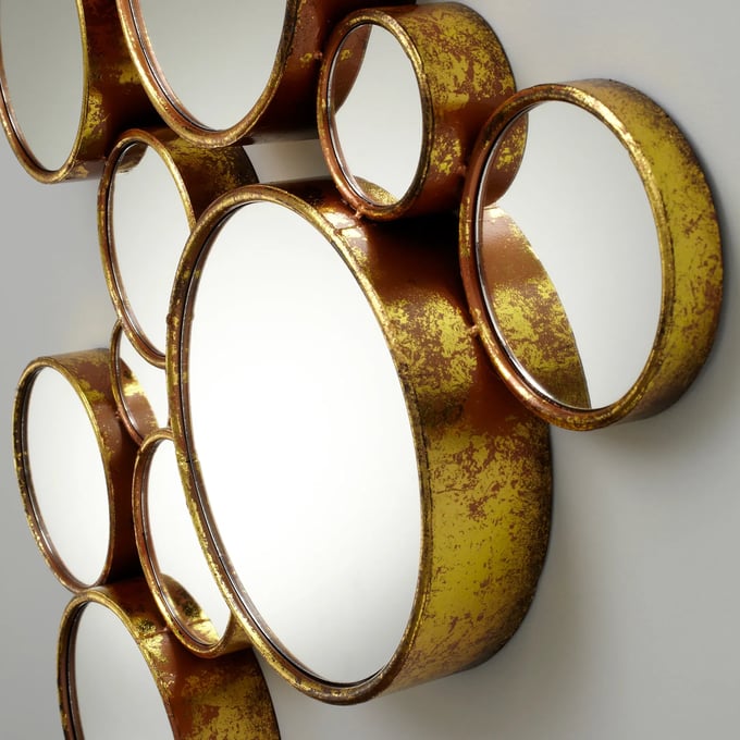 Golden Spheres Mirror - Thumbnail 3