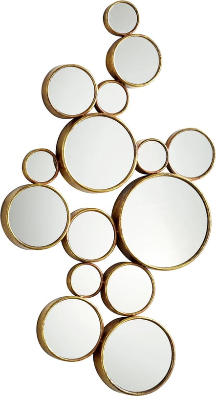 Golden Spheres Mirror