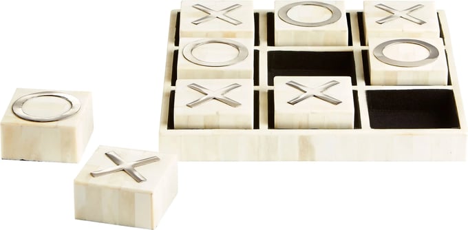Bone and Wood Tic-Tac-Toe Game - Thumbnail 2