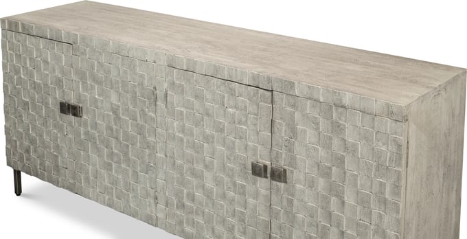 Cubist Four Door Sideboard - Thumbnail 3