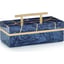Dark Blue, White, Gold