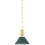 Aged Brass, Soft Studio Green