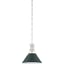 Polished Nickel, Soft Studio Green