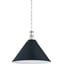 Polished Nickel, Darkest Blue
