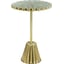 Light Green, Polished Brass