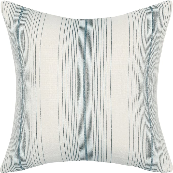 Theta Linen Blend Square Throw Pillow