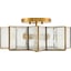 Metallic Brass, Clear, White