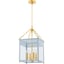 Aged Brass, Soft Arctic Blue