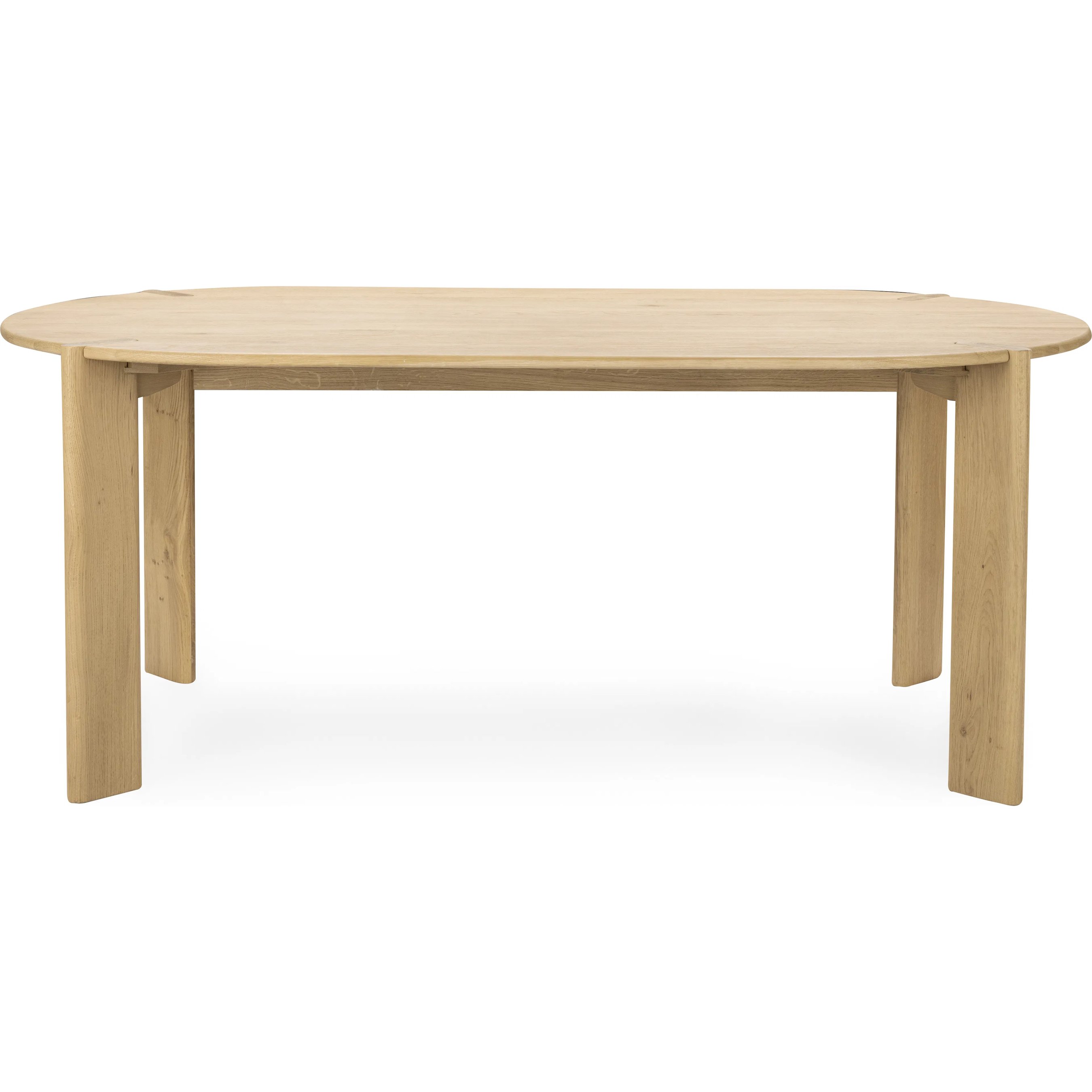 Kosas Home Kering Oak Wood Oval Dining Table | Layla Grayce