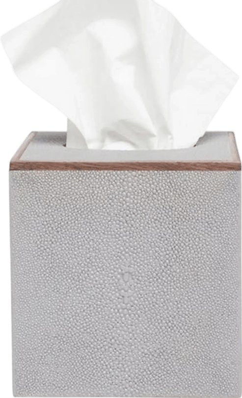 Manchester Faux Shagreen Rectangular Tissue Box Cover - Thumbnail 5