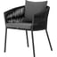 Venao Charcoal, Bronze, Thick Dark Grey Rope