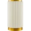 White, Translucent, Metallic Gold