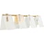 Metallic Brass, White