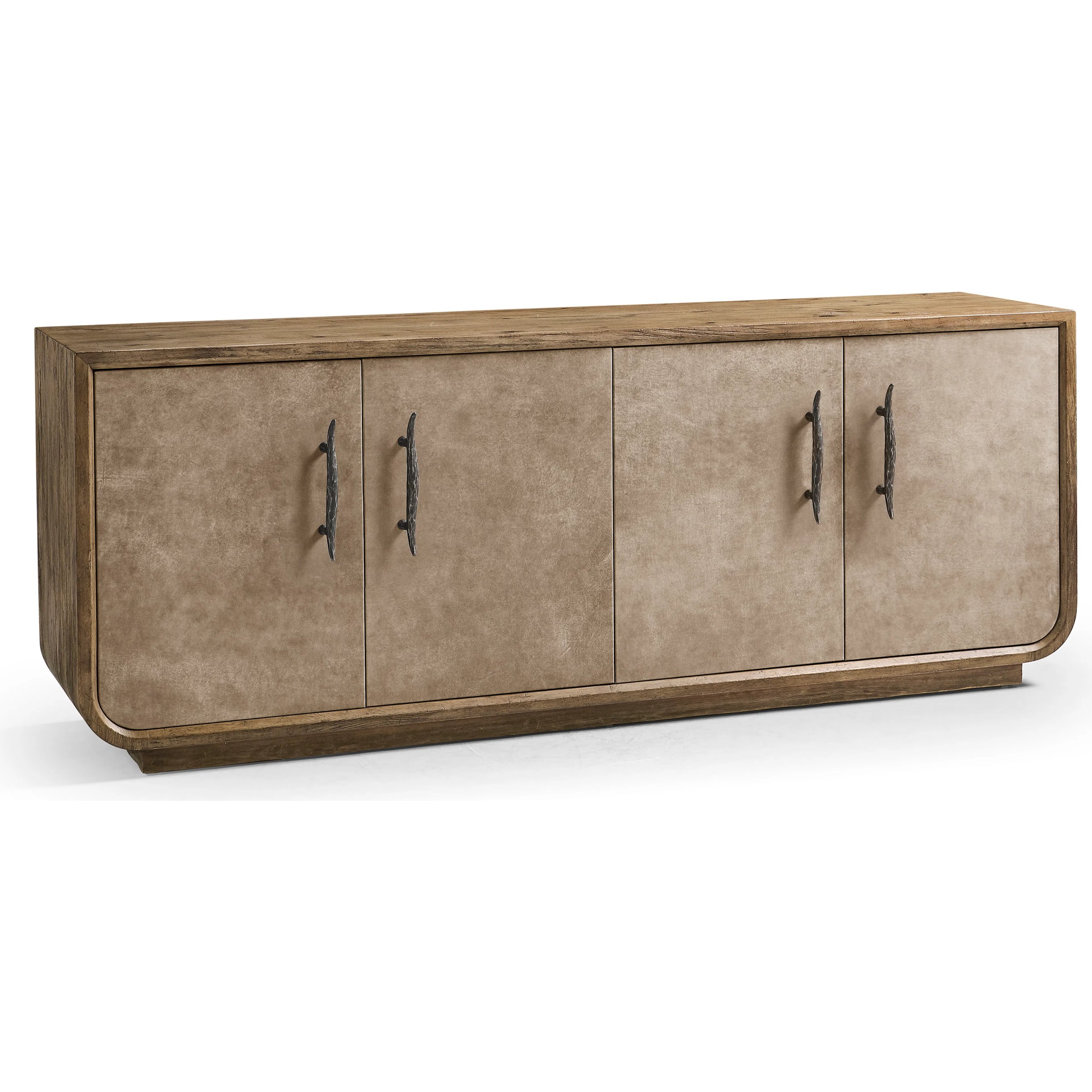 Jonathan Charles Stone Ridge Leather Credenza | Layla Grayce