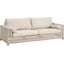 Oat Flat Rope, Performance Ecru Weave, Washed Ever Teak