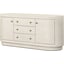 Light Antique Brass, Ivory Painted Linen