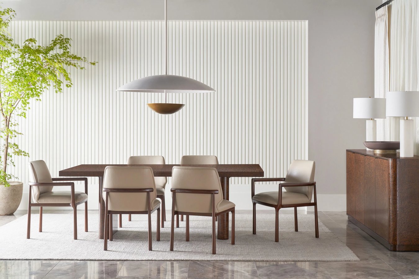 Theodore Alexander Kesden Extension Dining Table | Layla Grayce