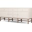 Russet Mahogany, Light Antique Brass, Ivory Painted Raffia