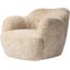 Beige Shearling, Sienna Brown