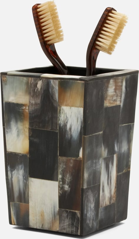Pigeon & Poodle Lark Horn Tiled Brush Holder - Thumbnail 5