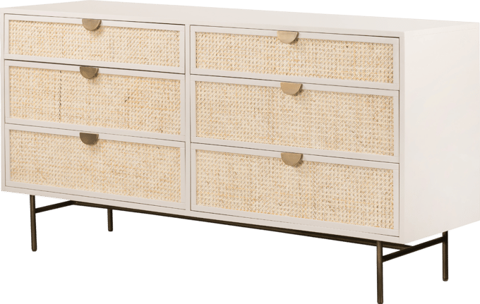 Luella 6 Drawer Dresser - Thumbnail 3