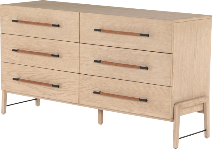 Four Hands Rosedale 6 Drawer Tall Dresser | Layla Grayce