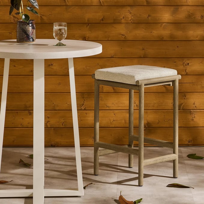 Kyla Outdoor Counter Height Stool - Thumbnail 3