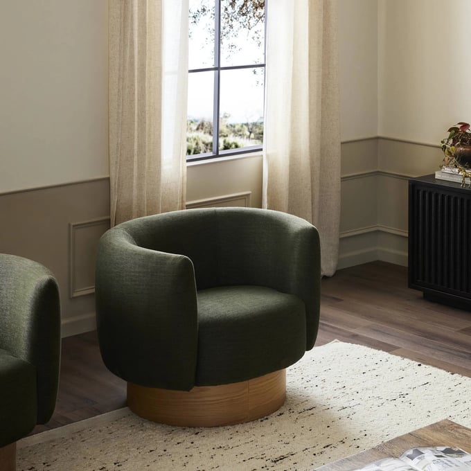 Four Hands Calista Swivel Chair - Thumbnail 2