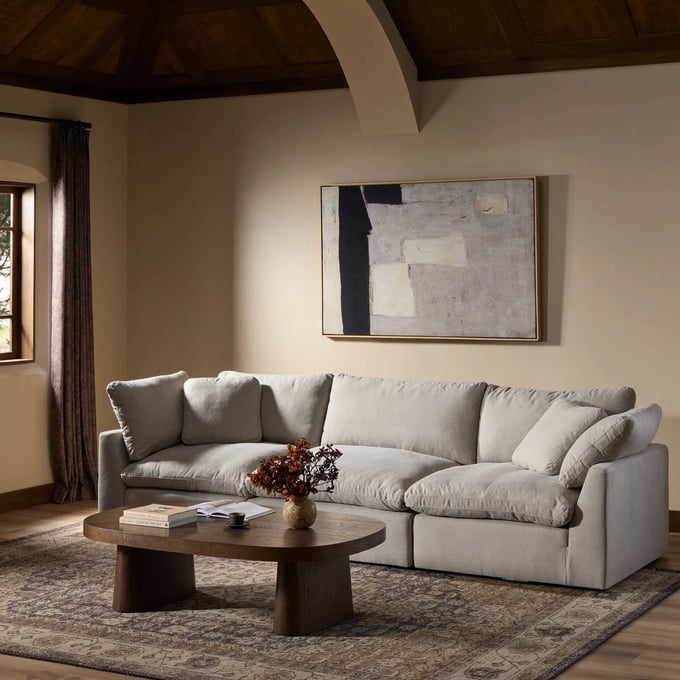 Stevie 3-Piece Sectional Sofa - Thumbnail 4