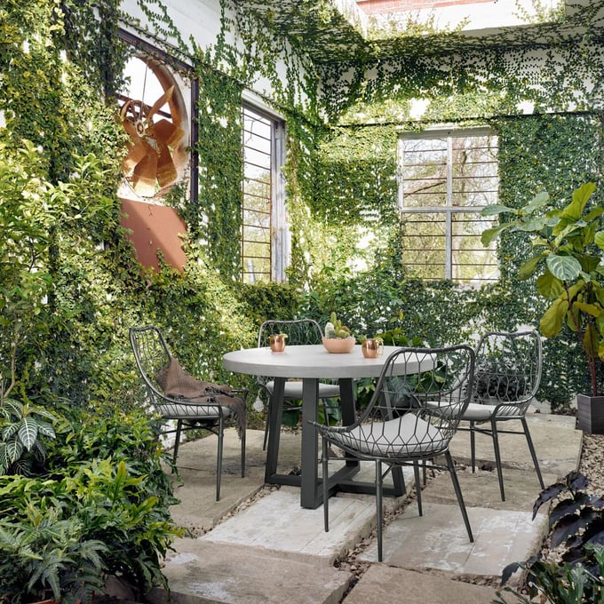 Four Hands Constantine CYRUS ROUND DINING TABLE - Thumbnail 5