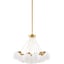 Metallic Brass, White