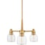 White, Clear, Metallic Brass