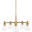 White, Clear, Metallic Brass