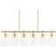 Metallic Brass, White