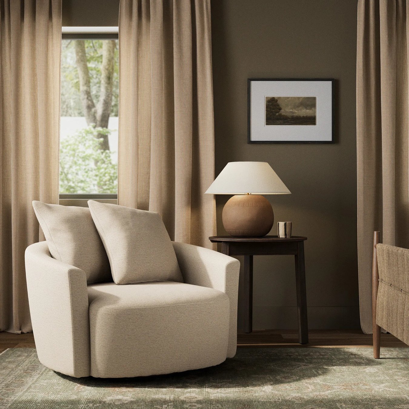 Four Hands Chloe Swivel Chair | Layla Grayce