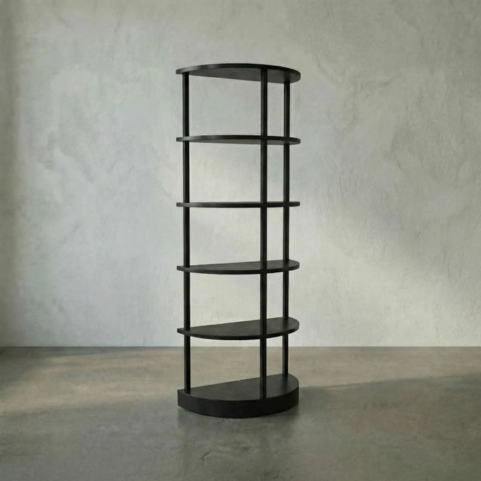 Noir Spago Bookcase - Thumbnail 4
