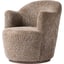 Taupe Shearling, Distressed Natural