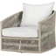 Alessi Linen, White Aluminum, Ivory Rope