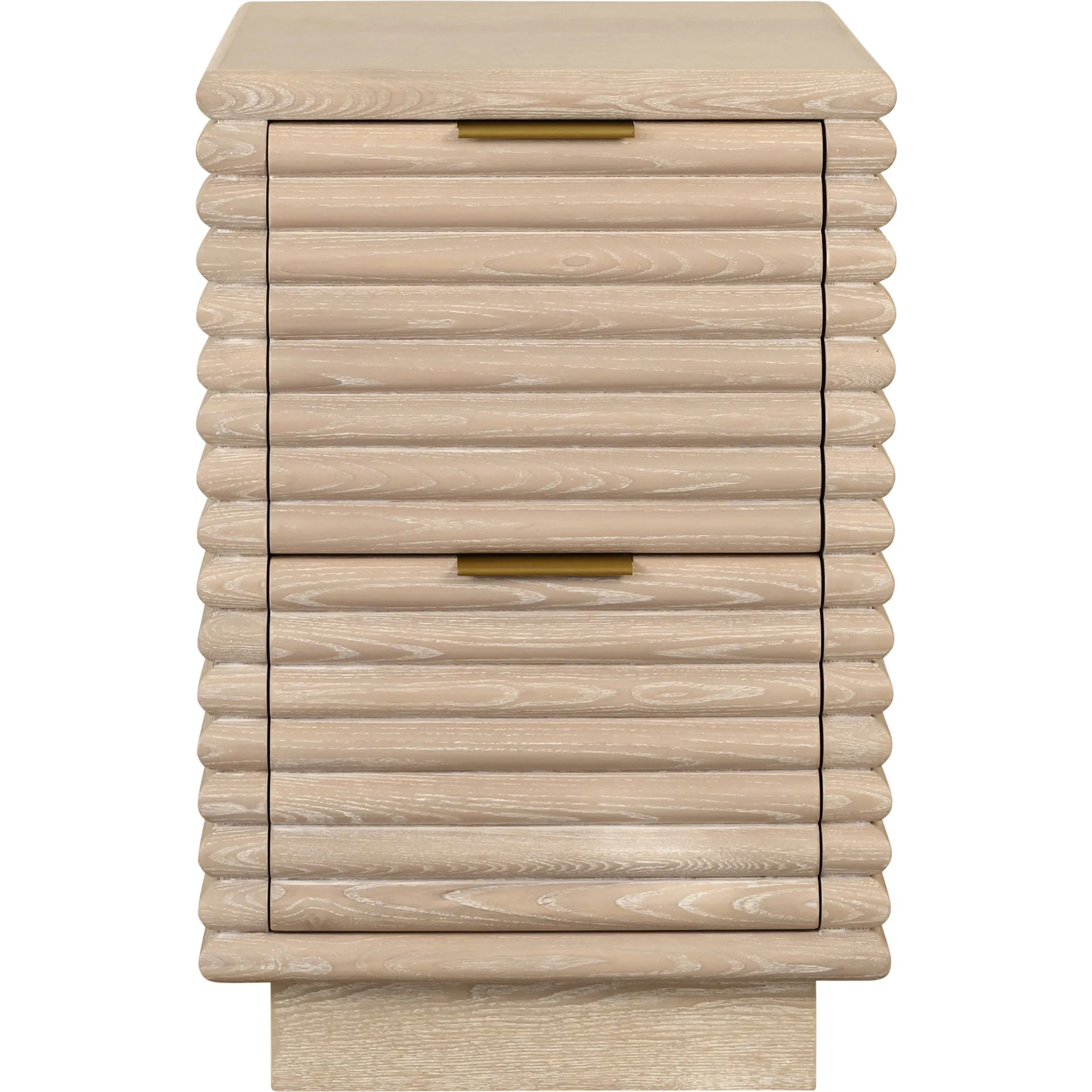 Worlds Away Nayla Two Drawer Side Table | Layla Grayce