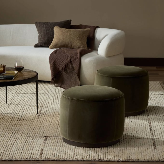 Sinclair Round Ottoman