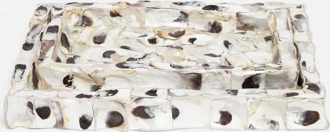 Enna Natural Oyster Tray Set - Thumbnail 5