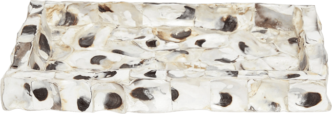 Enna Natural Oyster Tray Set - Thumbnail 4