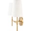 Beige, Metallic Brass, White