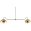 Metallic Brass, White