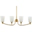 Metallic Brass, White