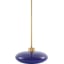 Bright Blue, Metallic Brass, Black, White
