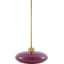 Black, Dark Purple, Metallic Brass, White